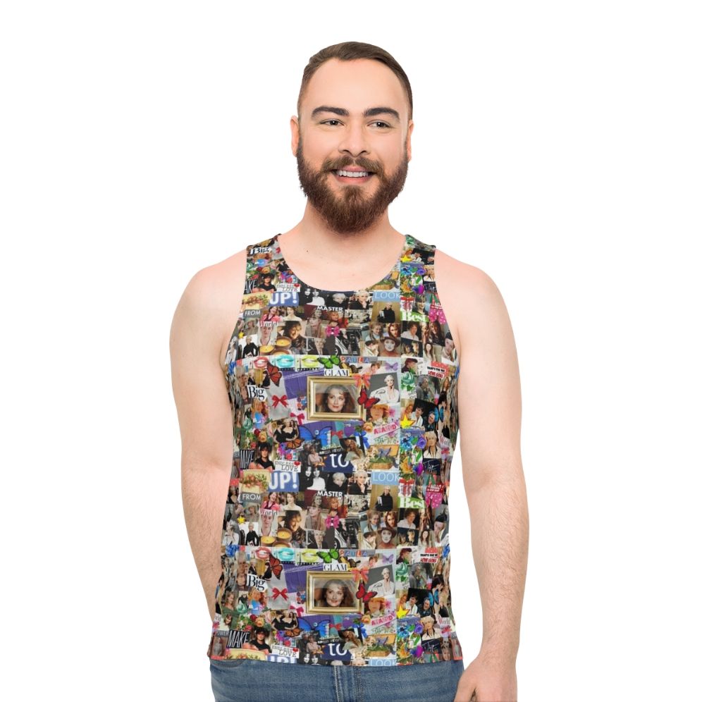 Meryl Streep Collage Unisex Tank Top - men