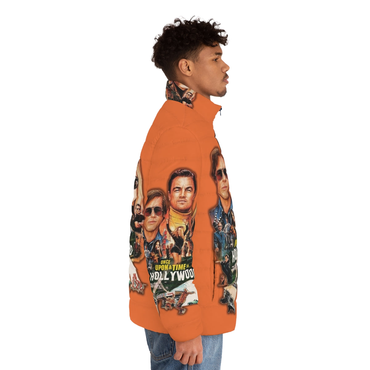 Quentin Tarantino "Once Upon a Time in Hollywood" inspired puffer jacket - men side right