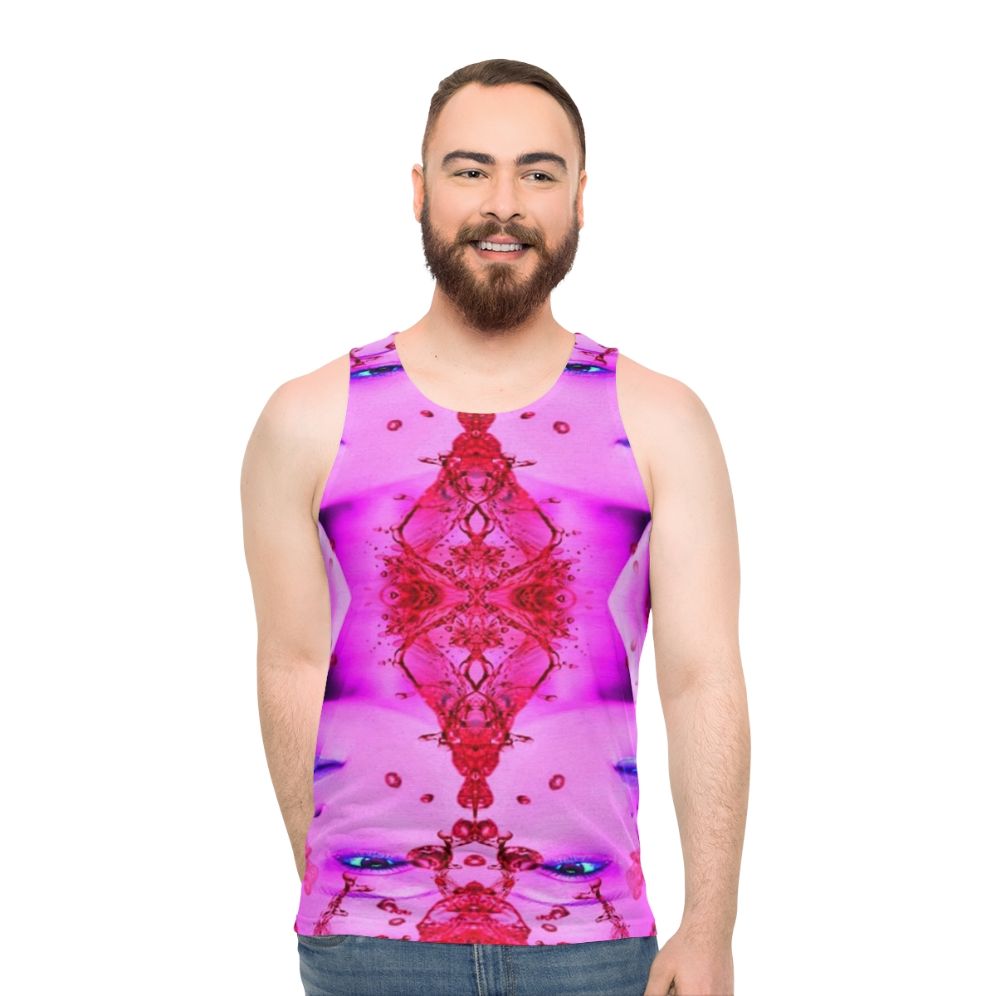 Passion Unisex Graphic Tee with Artistic, Bohemian Retro Design - men