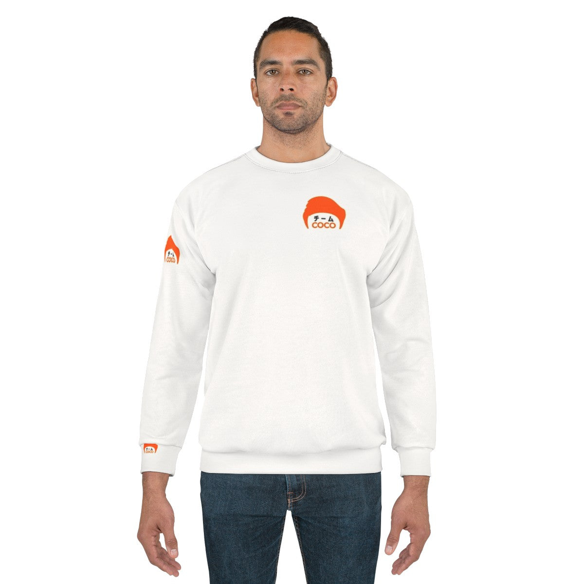 Conan O'Brien Team Coco Japanese Kanji Graphic Sweatshirt - men