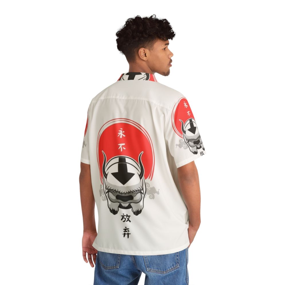 Avatar The Last Airbender Hawaiian Shirt featuring anime art and elemental bending - People Back