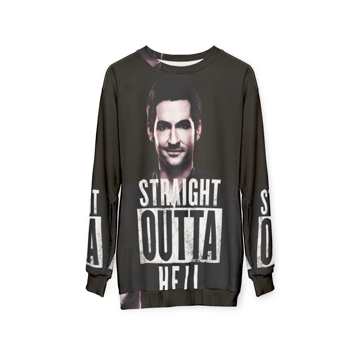 Lucifer Morningstar Devil Detective Decker Sweatshirt - hanging