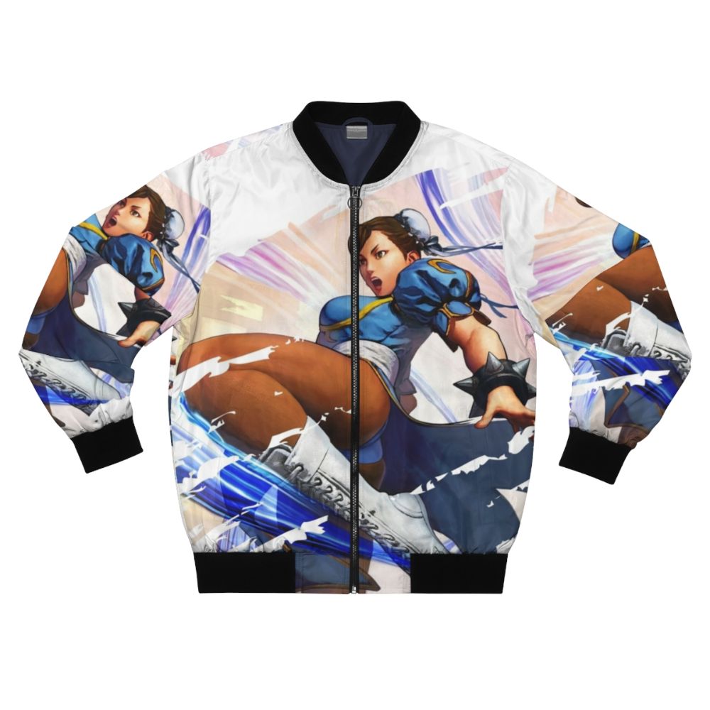 Chun Li Videogame Character Bomber Jacket