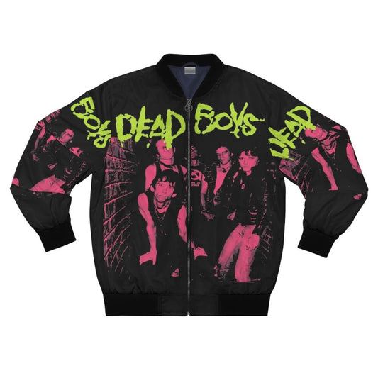 Deadboys bomber jacket featuring the Bones and Team Sesh logo