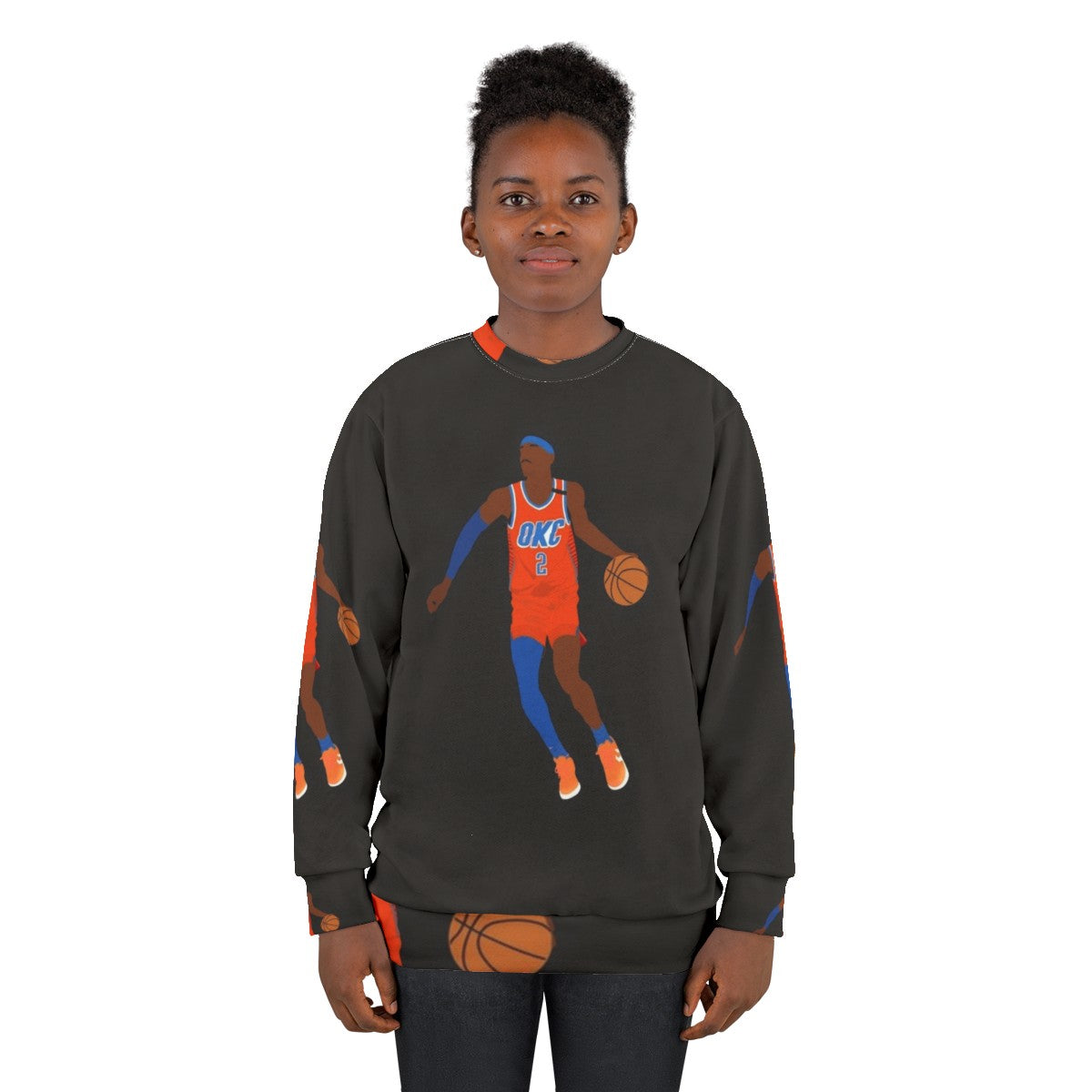 Shai Gilgeous-Alexander Basketball Player Sweatshirt - women