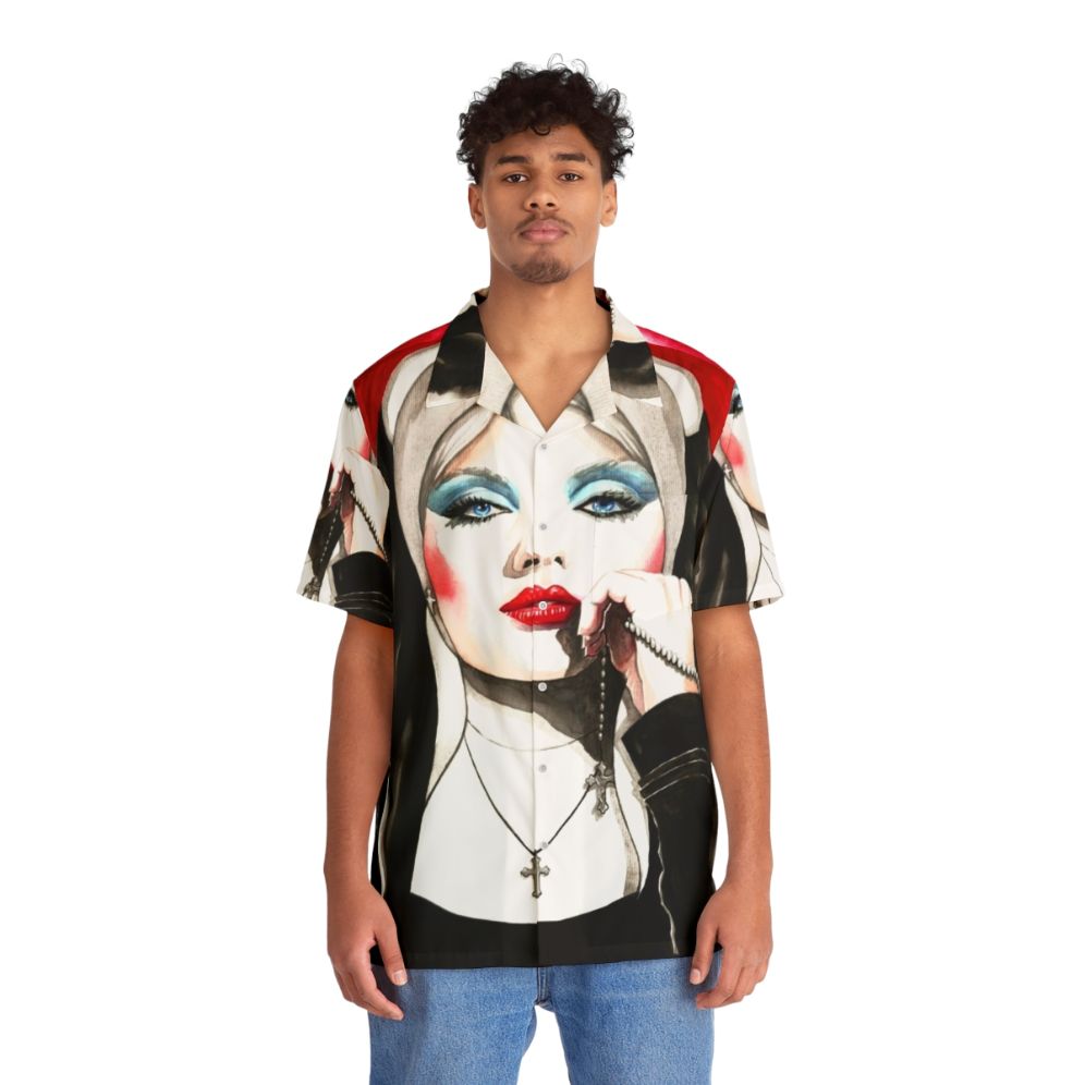 Debbie Harry Inspired Hawaiian Shirt - People Front