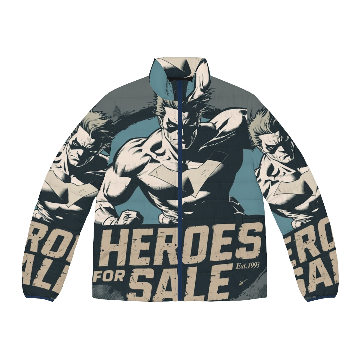 Heroes For Sale 1993 Solid Puffer Jacket - Superhero-inspired outerwear for fashion and function