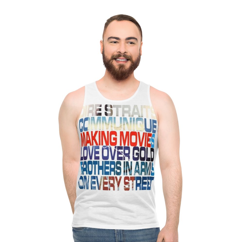 Dire Straits Albums Unisex Tank Top - men