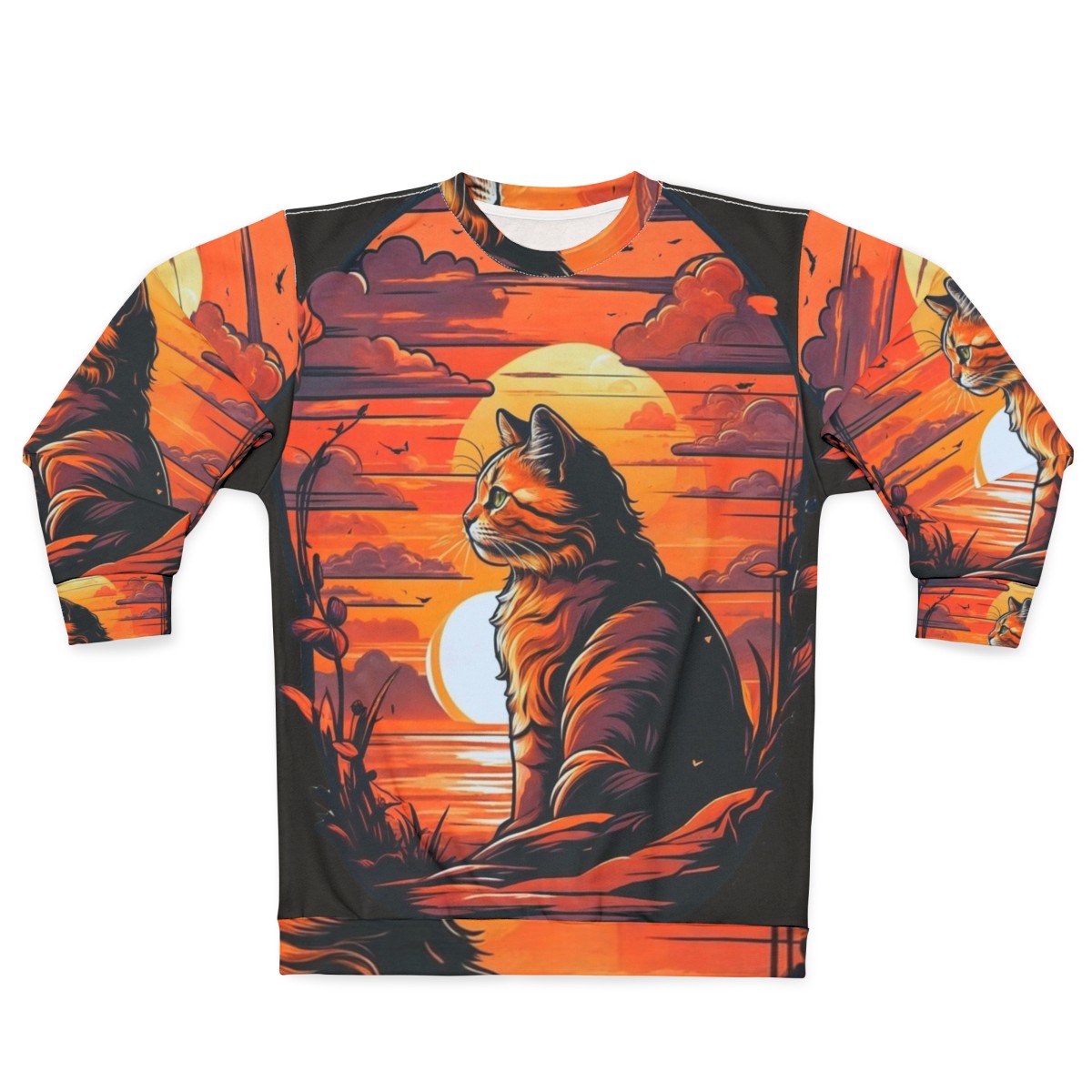 Sunset Cat 2 Sweatshirt