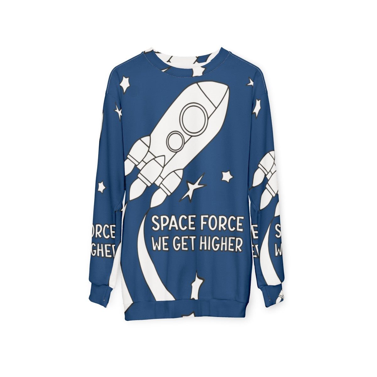 Stranger Things Space Force Sci-Fi Sweatshirt - hanging