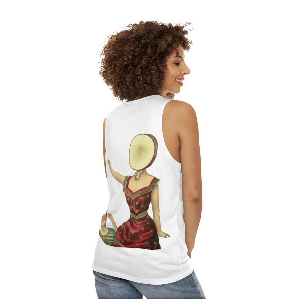 Neutral Milk Hotel Unisex Indie Rock Tank Top - women back