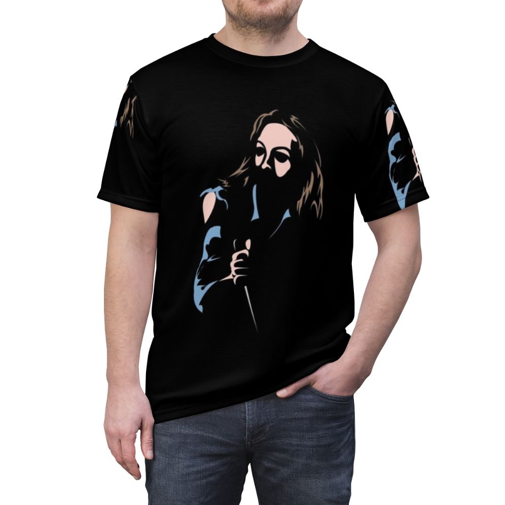 Laurie Strode Final Girls Horror Movie Inspired T-Shirt - men front