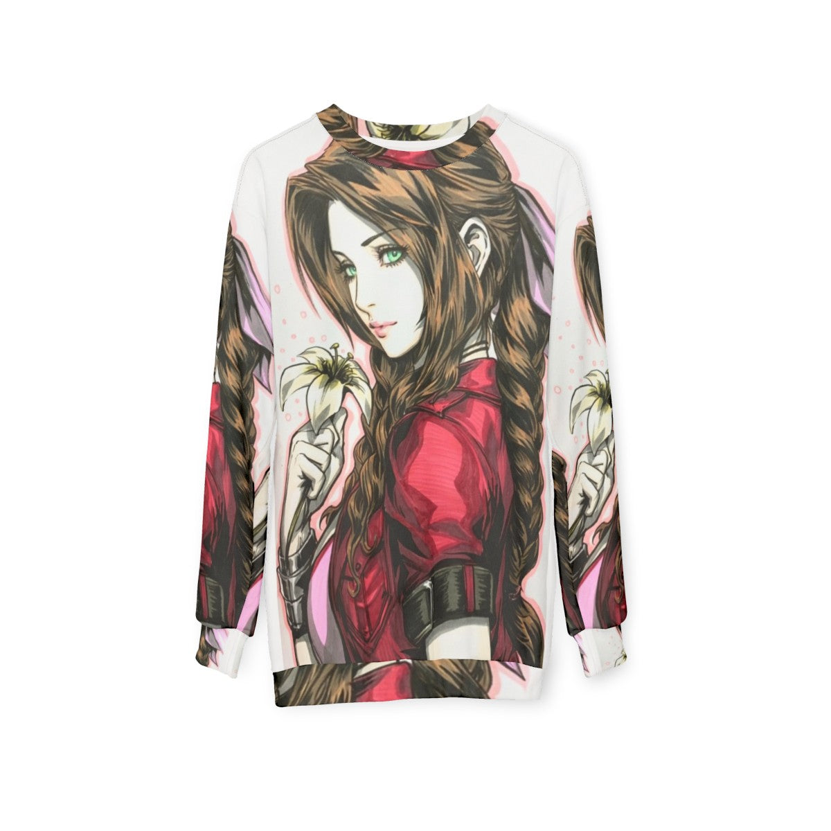 Aerith Final Fantasy VII Sweatshirt - hanging