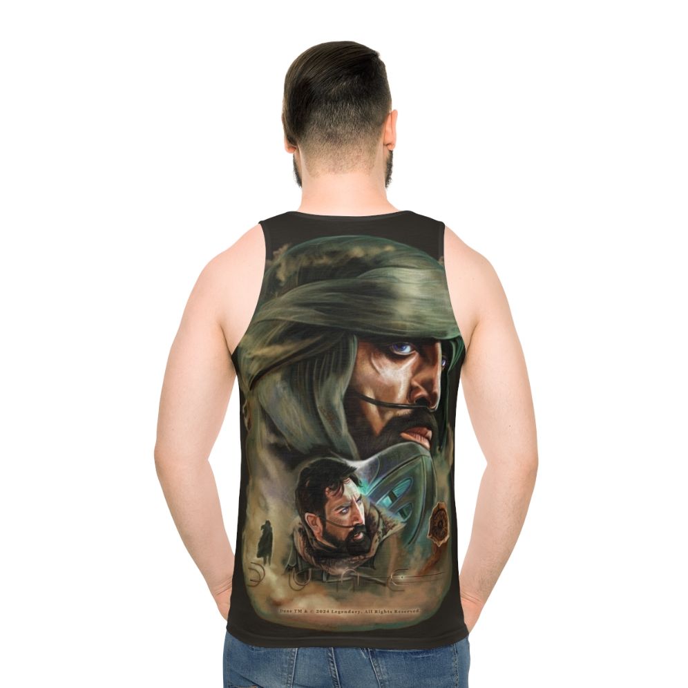 Dune Stilgar Painting Unisex Tank Top - men back