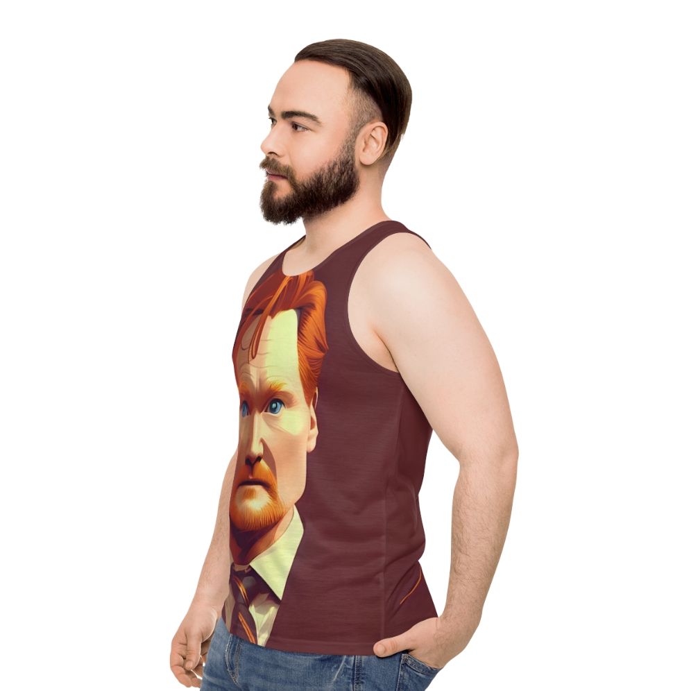 Conan O'Brien Unisex Tank Top - men side