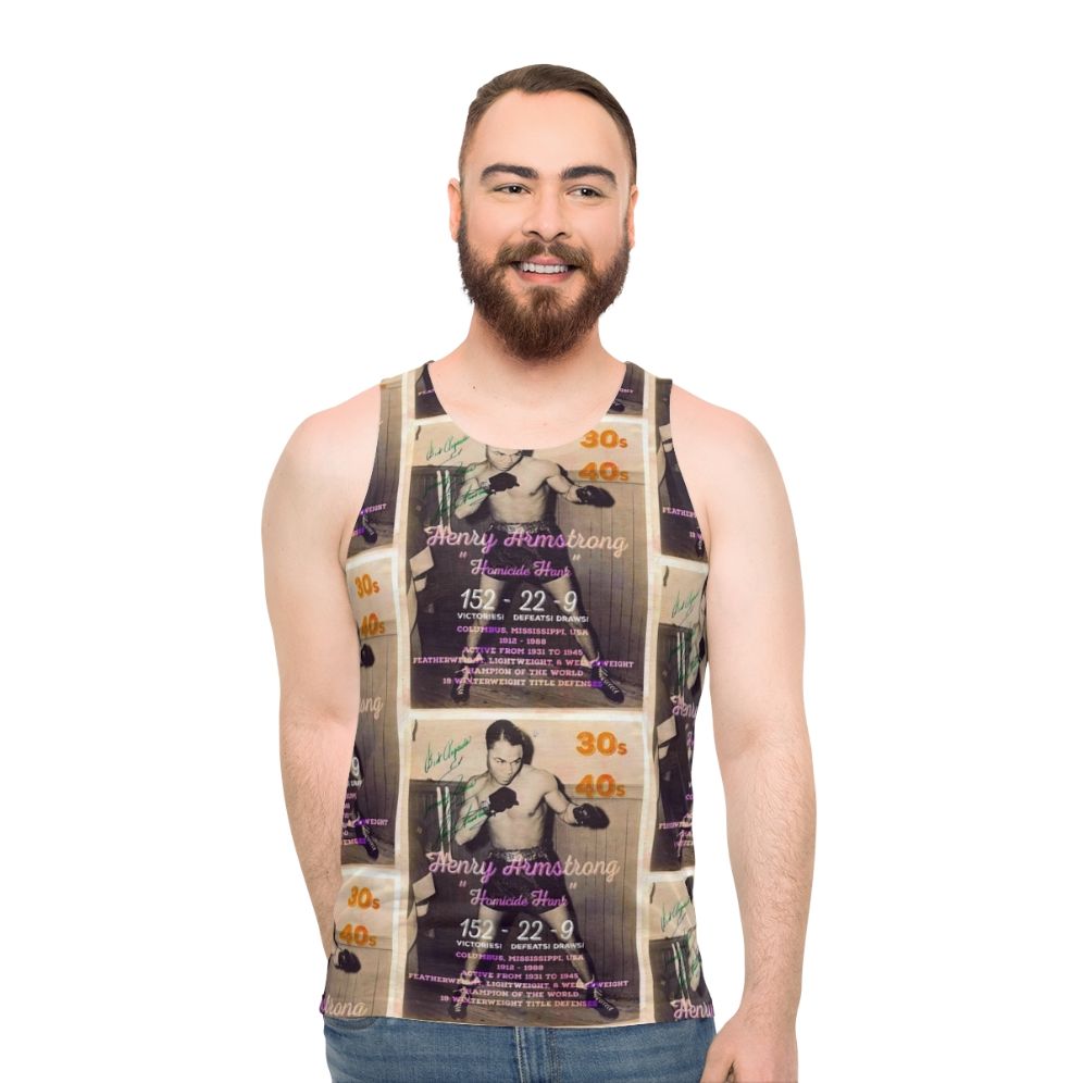 Vintage Boxing Boxer Unisex Tank Top - men