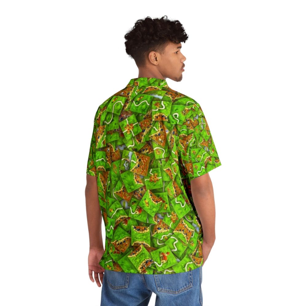 Carcassonne Tiles Hawaiian Shirt - People Back