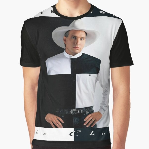 Garth Brooks "The Chase" graphic t-shirt with the country music singer's logo and album artwork