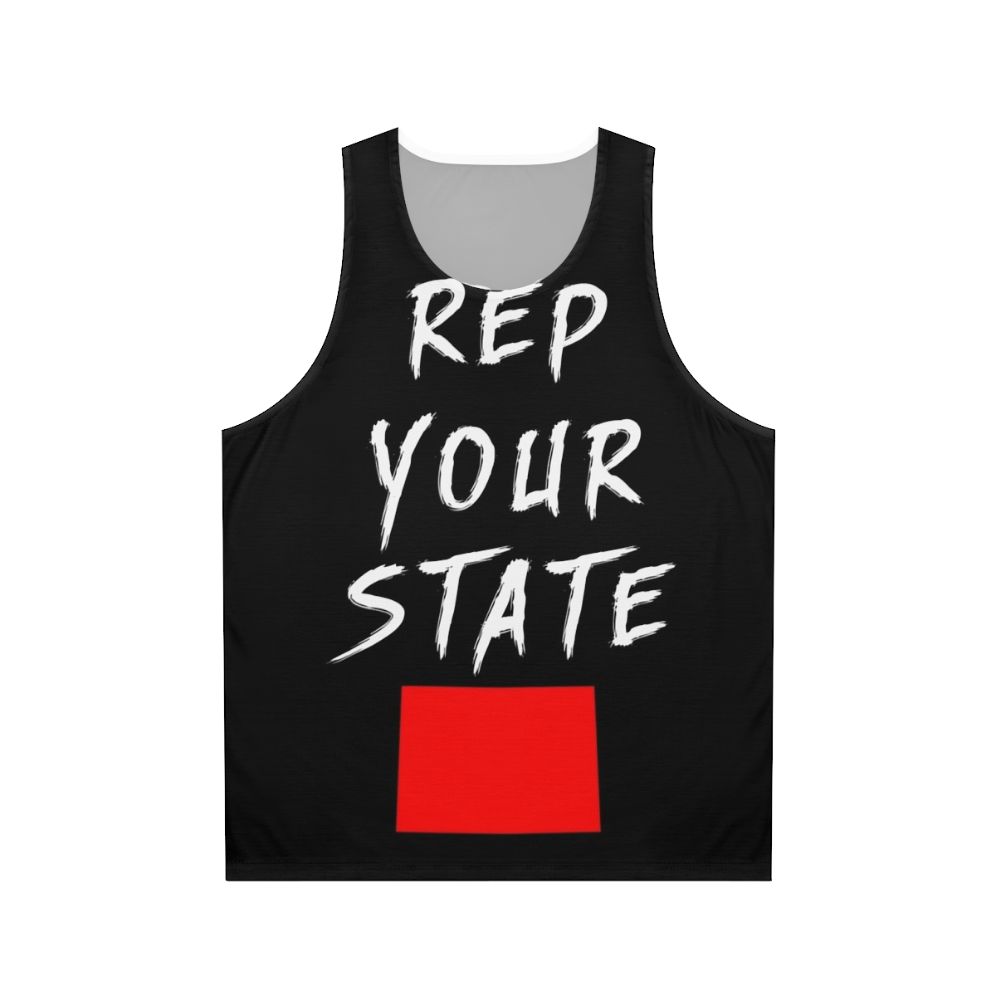 Colorado state unisex tank top