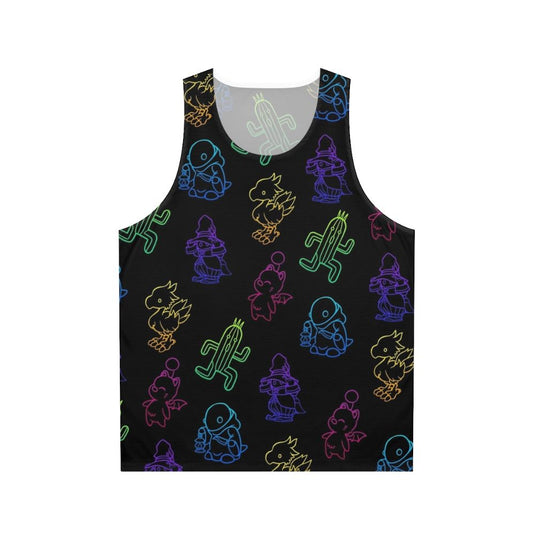 Final Fantasy minimalist unisex tank top