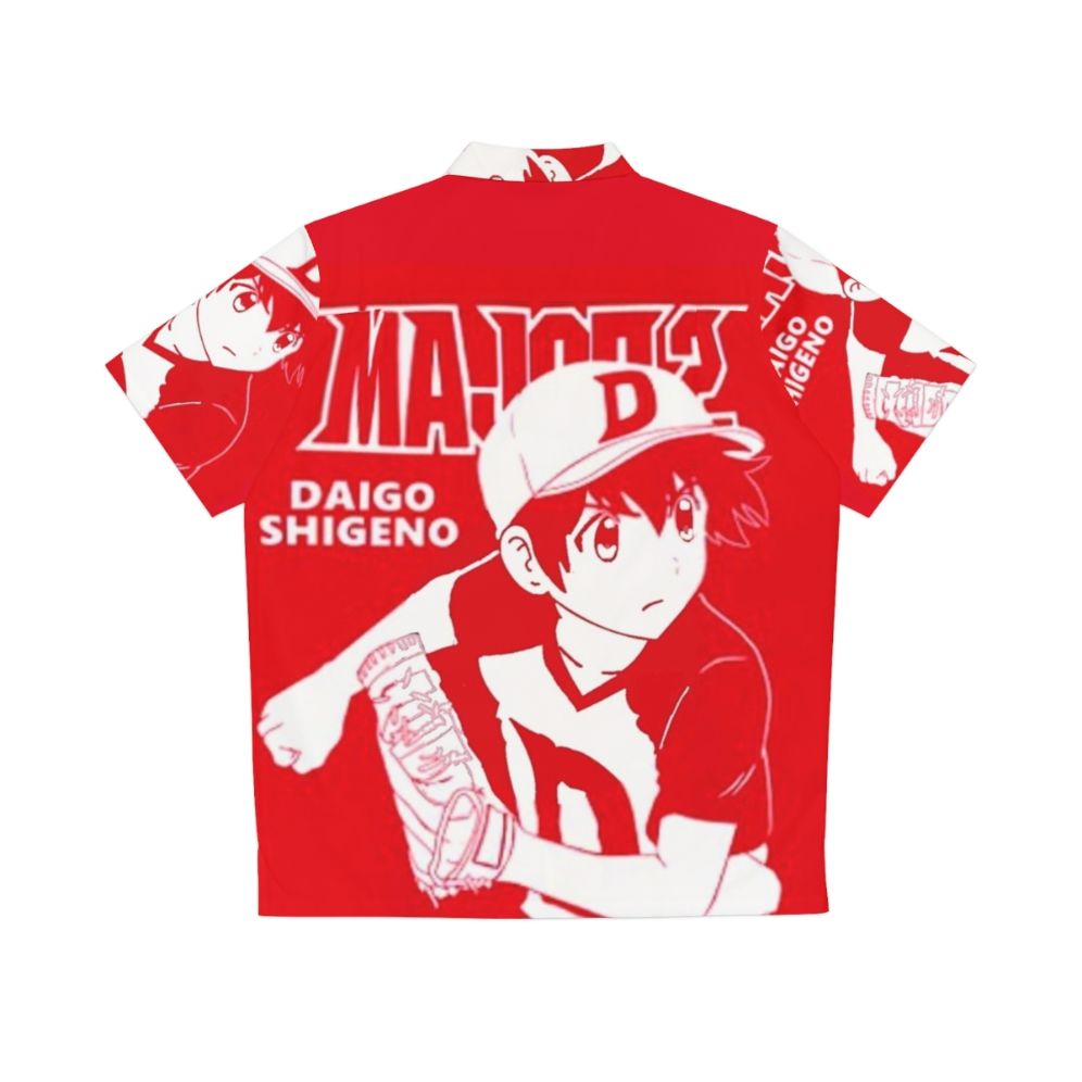 Daigo Shigeno Anime & Manga Inspired Hawaiian Shirt - Back