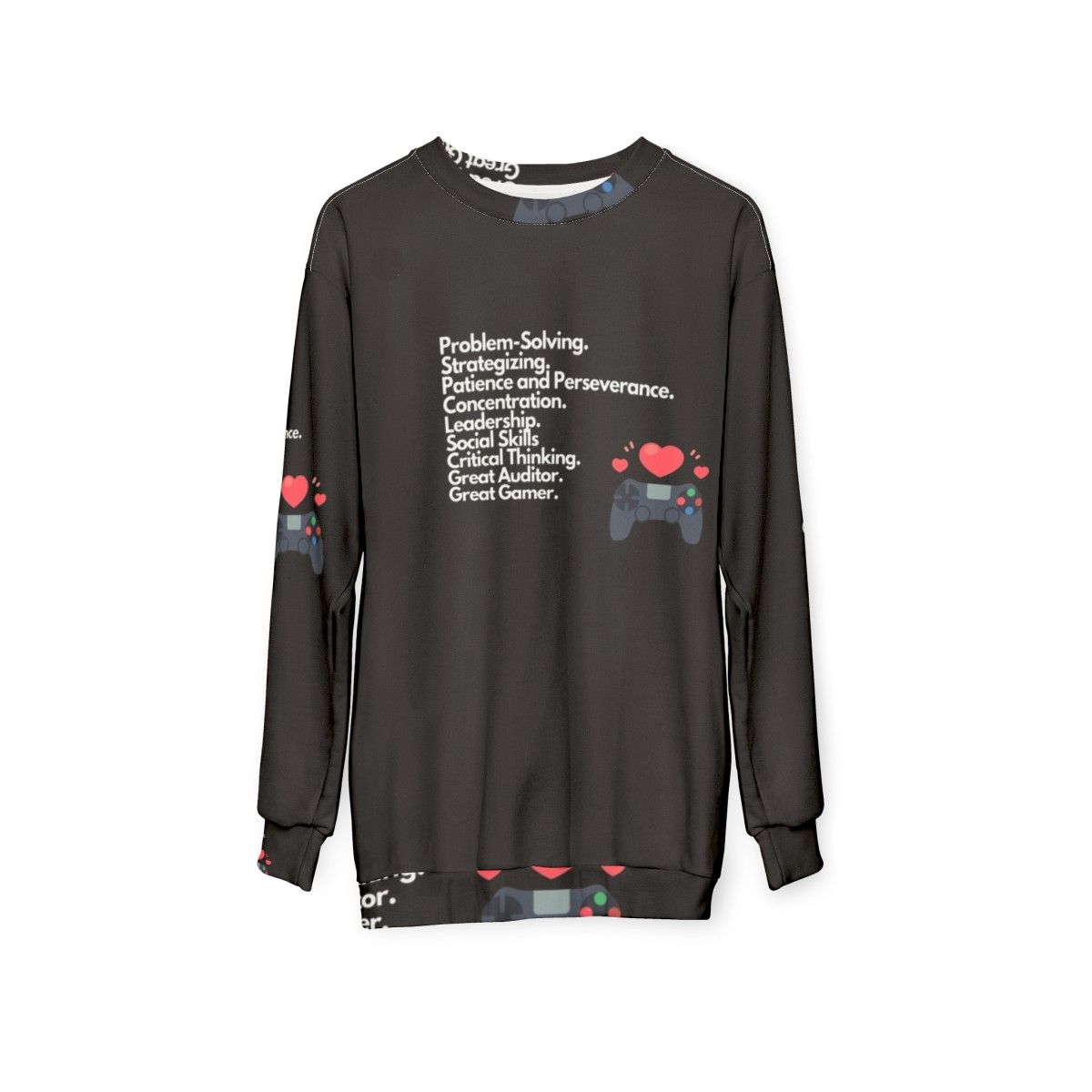 Auditing, Accounting, and Gaming Skills Sweatshirt - hanging