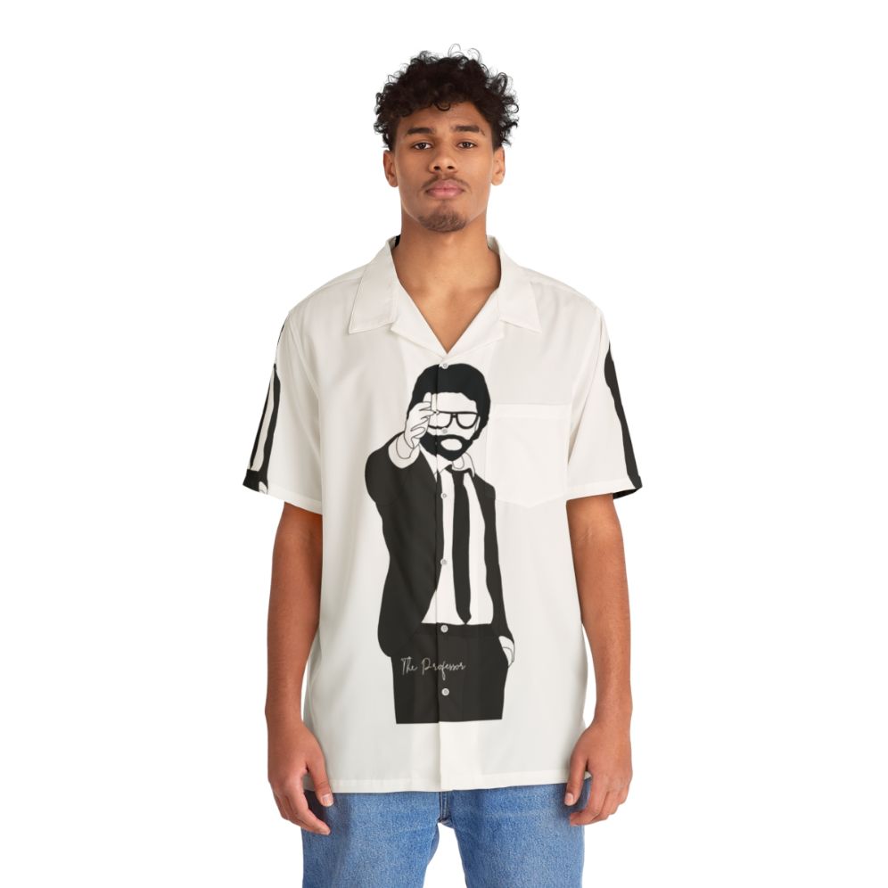 Money Heist The Professor 2 Hawaiian Shirt - People Front