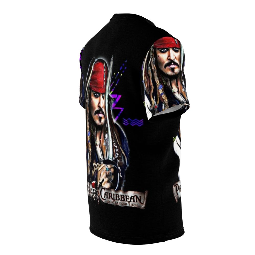 Pirate Captain Jack Sparrow Inspired All Over Print T-Shirt - men right