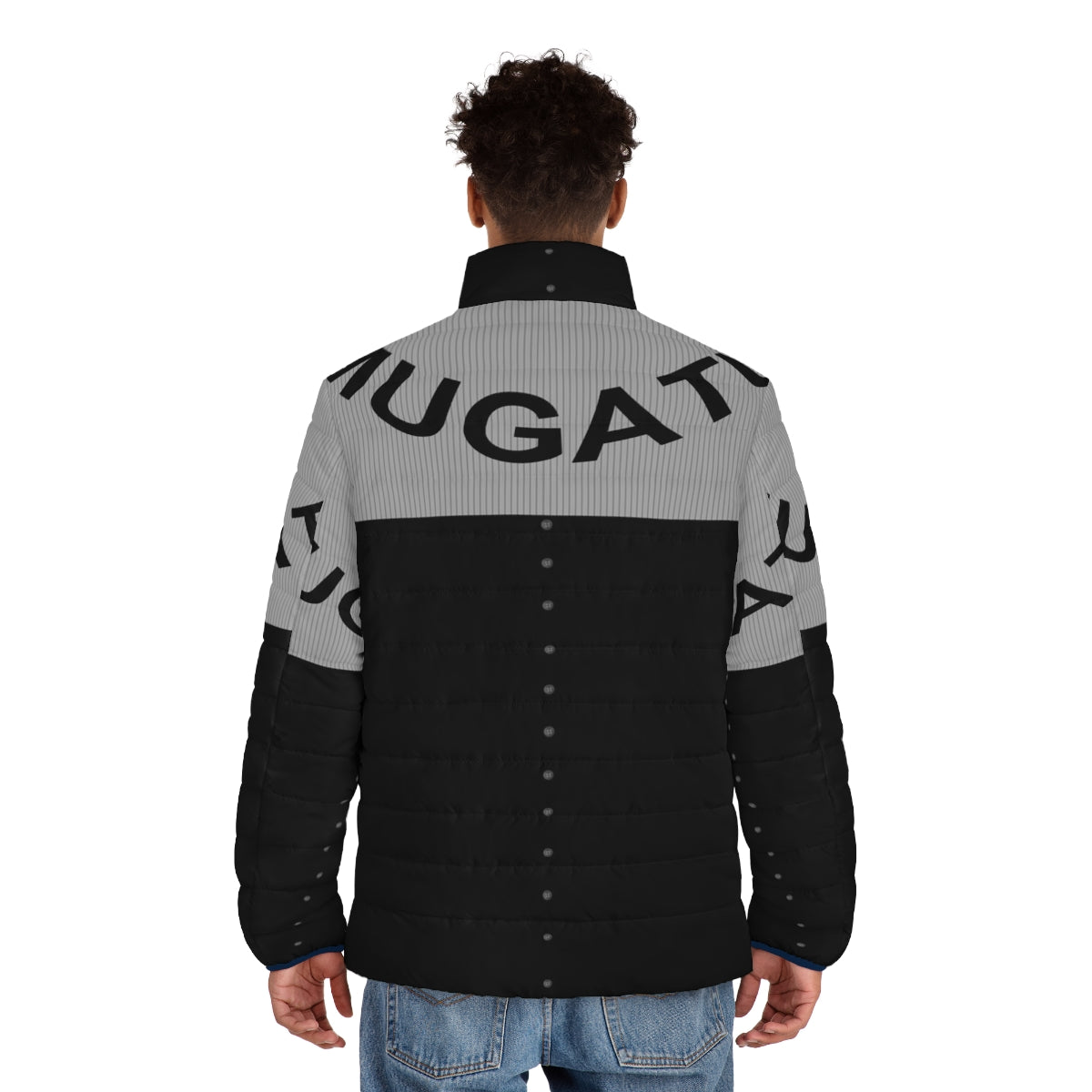 Mugatu New York Malaysia Puffer Jacket - Fashion Outerwear for Zoolander Fans - men back