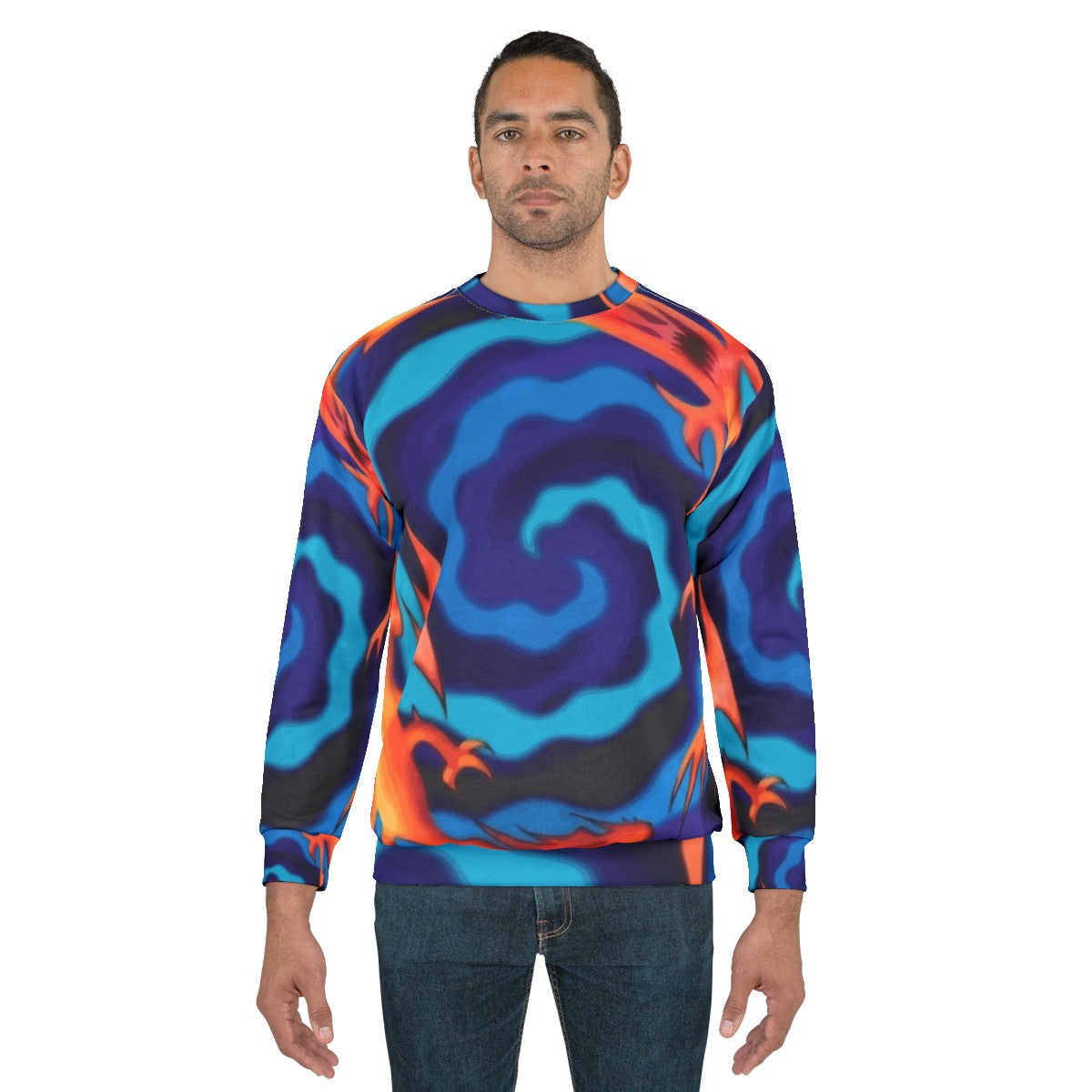 Yugioh Blue Eyes Polymerization Sweatshirt - men