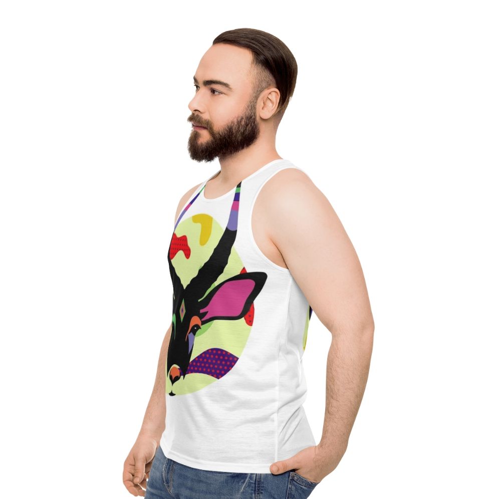 Impala Unisex Retro Tank Top - men side