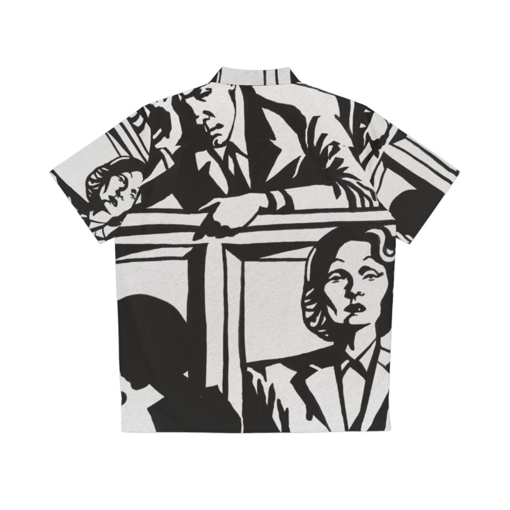 Witness For The Prosecution Themed Hawaiian Shirt - Back