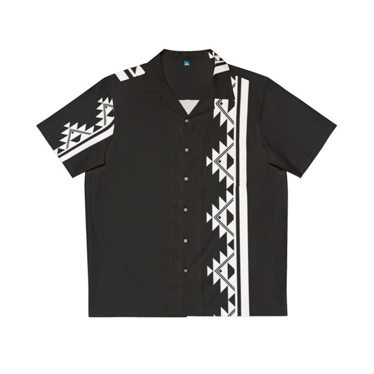 Mountain Design Klamath Tribes Hawaiian Shirt with Native American Tribal Art