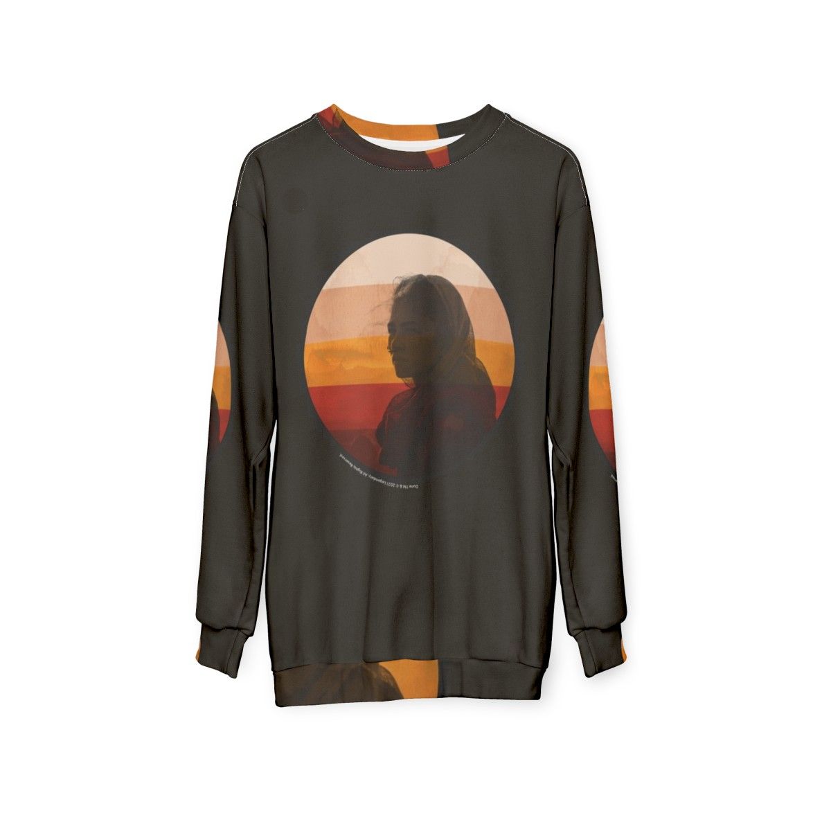 Dune 2020 Inkpress Artwork Sweatshirt featuring Dune movie imagery - hanging