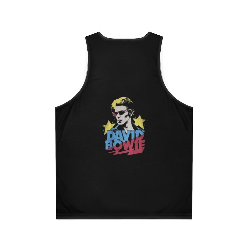 David Bowie Glam Rock Unisex Tank Top - Back