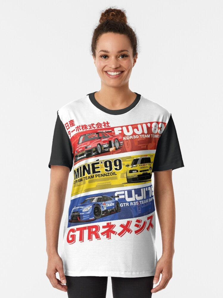 Nissan GTR JDM Racing Graphic T-Shirt - Women