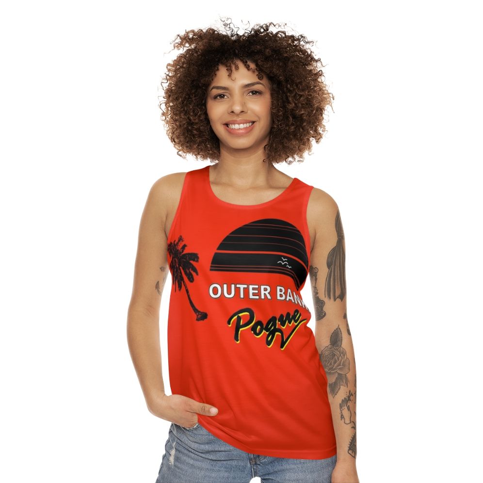 Outer Banks Pogues Unisex Beach Tank Top - women