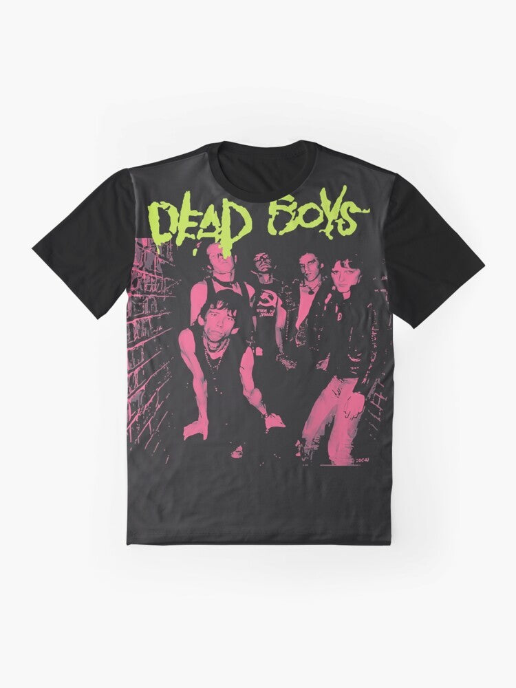 Deadboys Graphic T-Shirt featuring the Bones Rap Crew - Flat lay