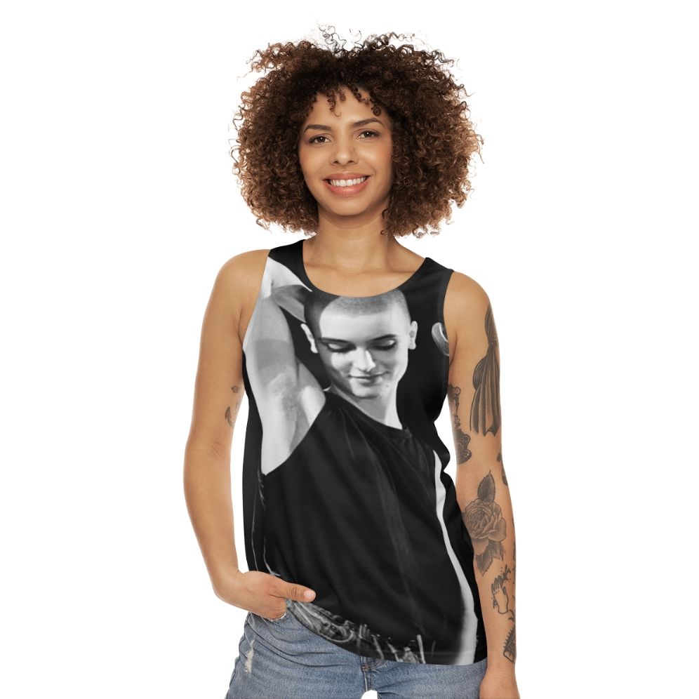 Sinead O'Connor Inspired Alternative Music Unisex Tank Top - women