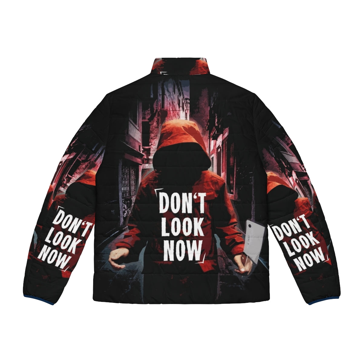 Don't Look Now Puffer Jacket - Inspired by the Iconic 1970s Horror Film - Back