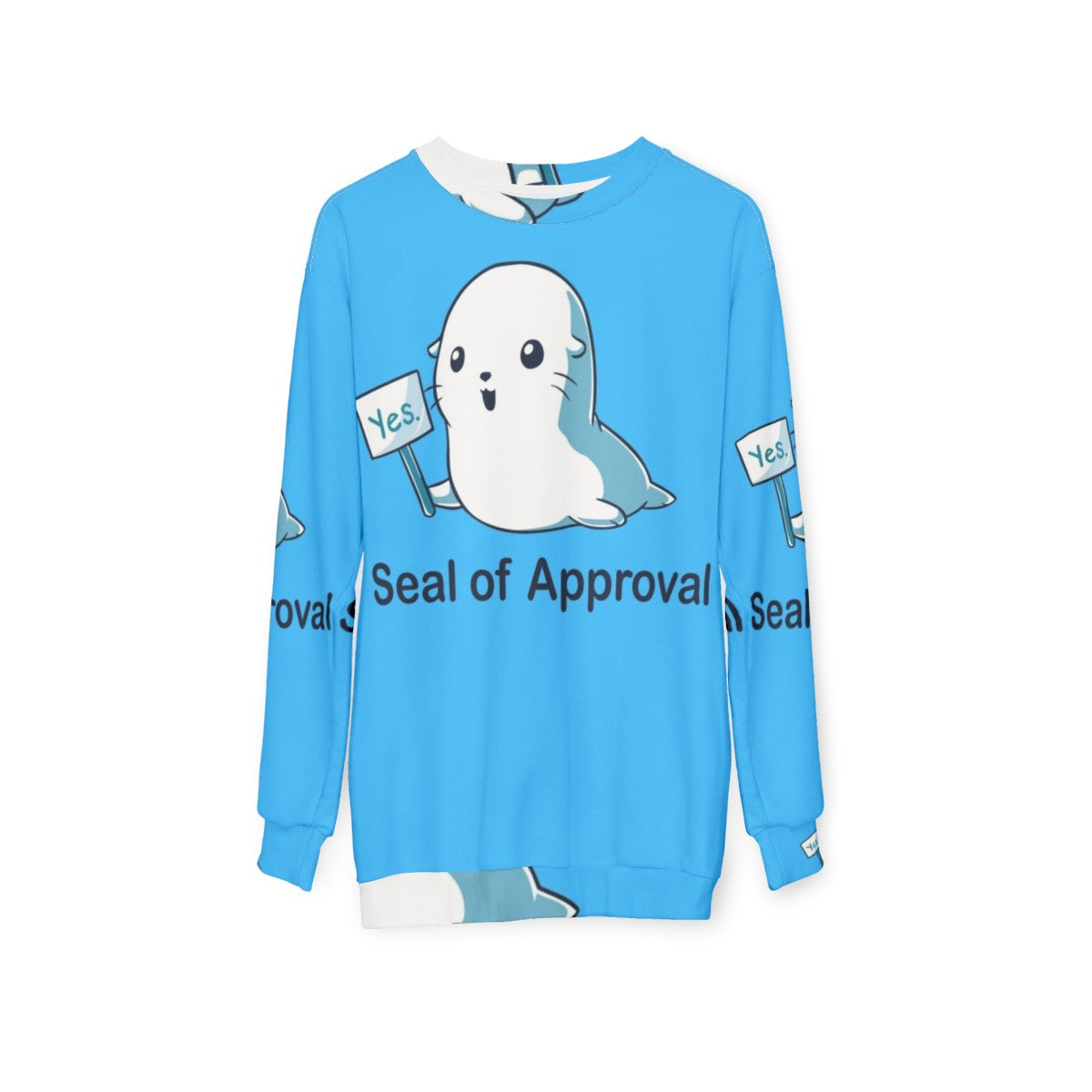 Seal Of Approval Superhero Sweatshirt - hanging