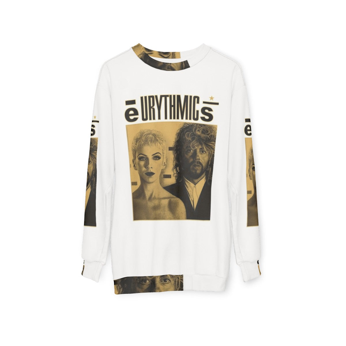 Eurythmics 'Sweet Dreams' 80s Music Sweatshirt - hanging