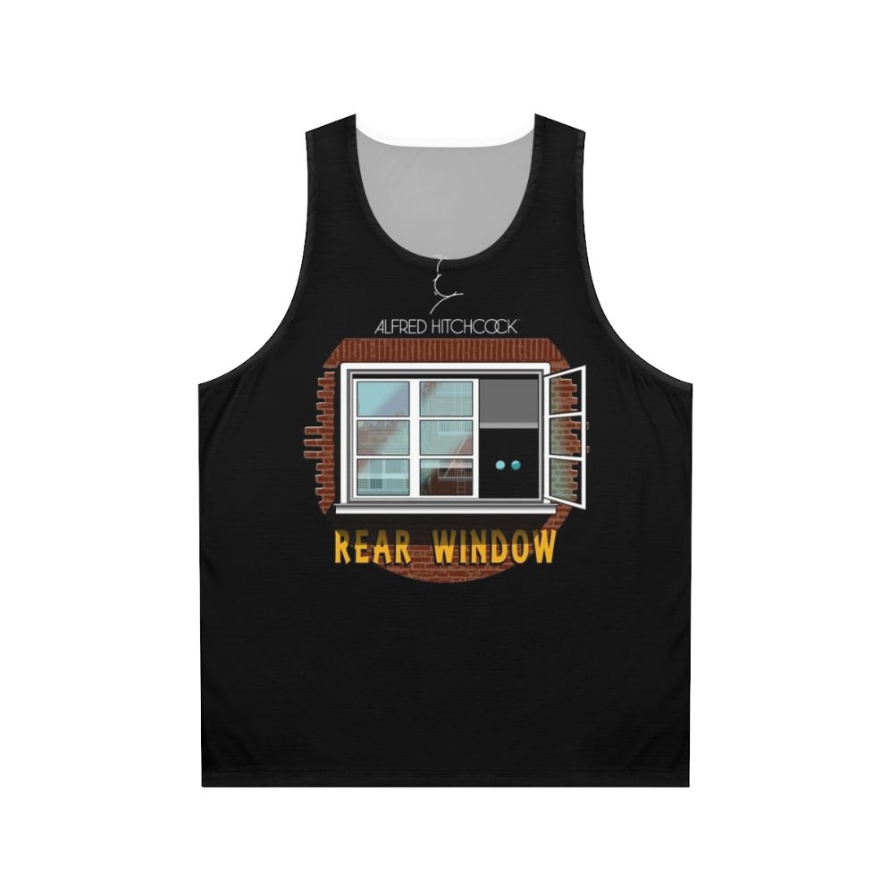 Alfred Hitchcock's "Rear Window" unisex tank top