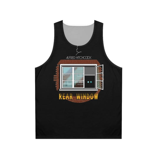 Alfred Hitchcock's "Rear Window" unisex tank top