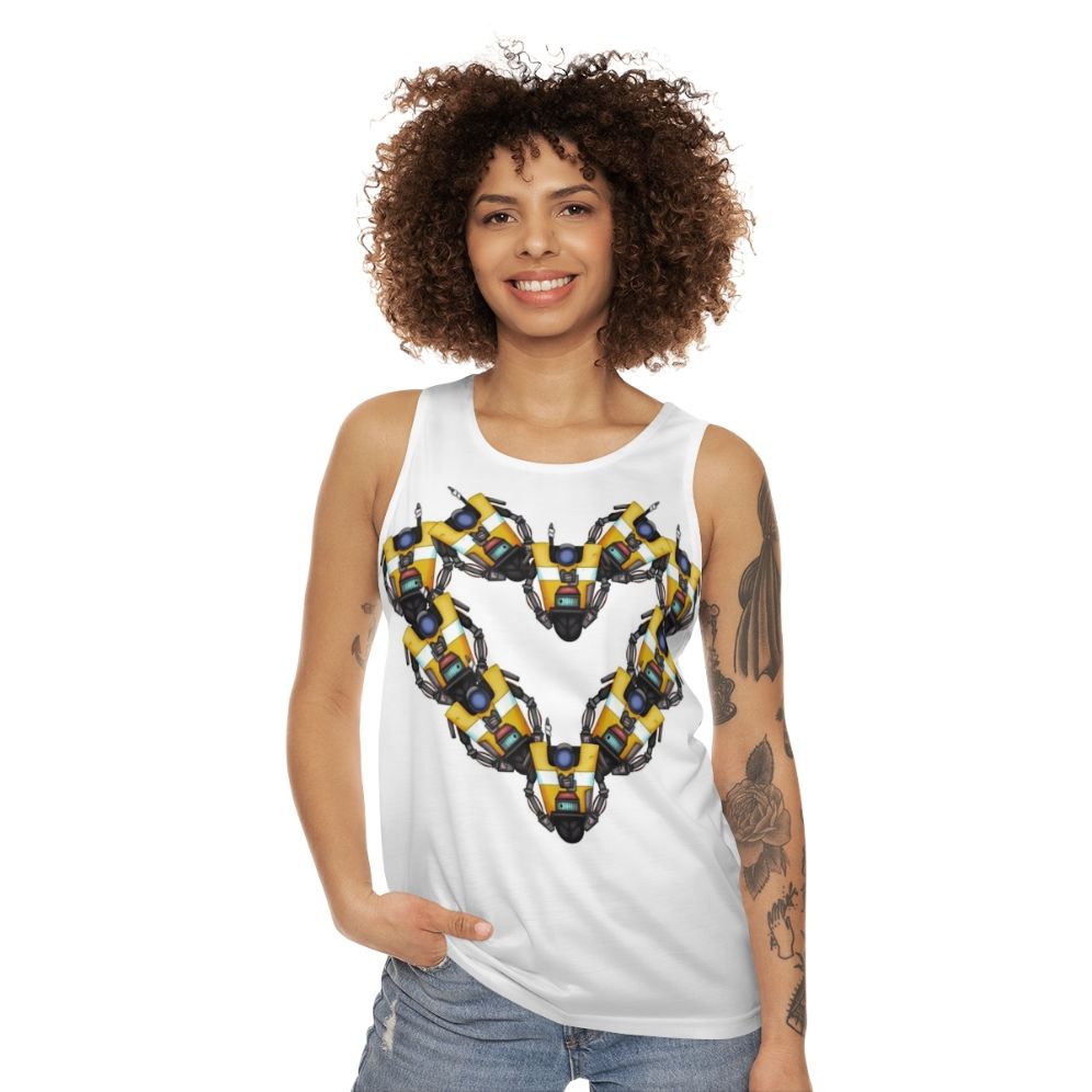 Borderlands Claptrap Heart Unisex Tank Top - women