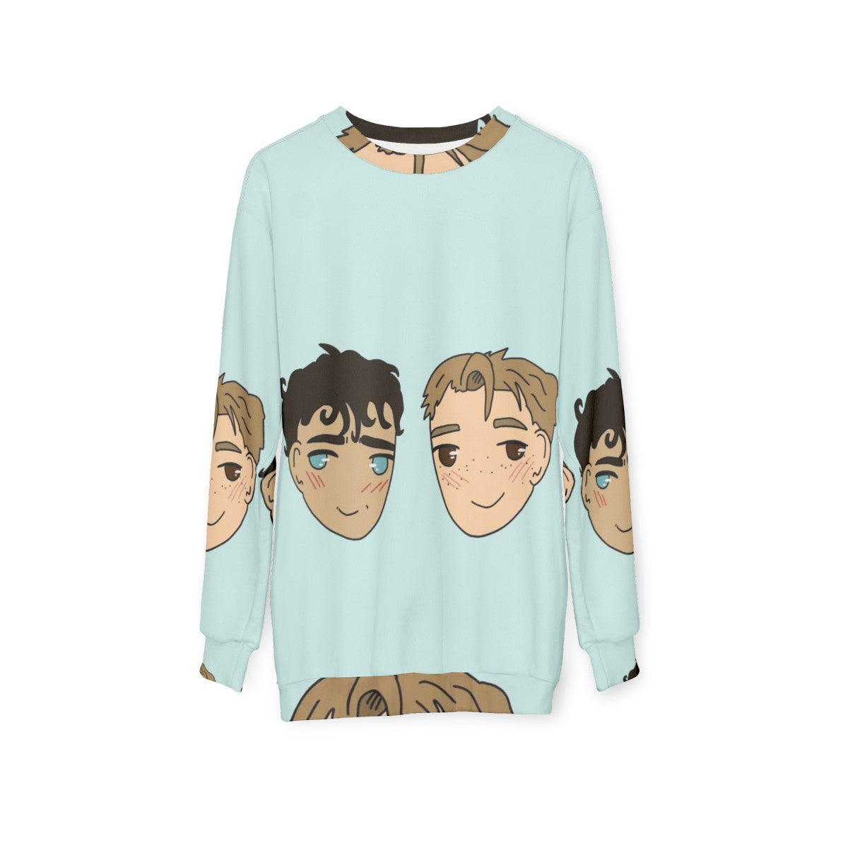 Nick and Charlie Heartstopper Sweatshirt - hanging