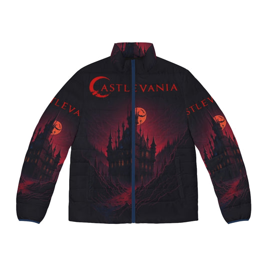 Castlevania Dracula's Haven Puffer Jacket - Anime Inspired Netflix Merchandise