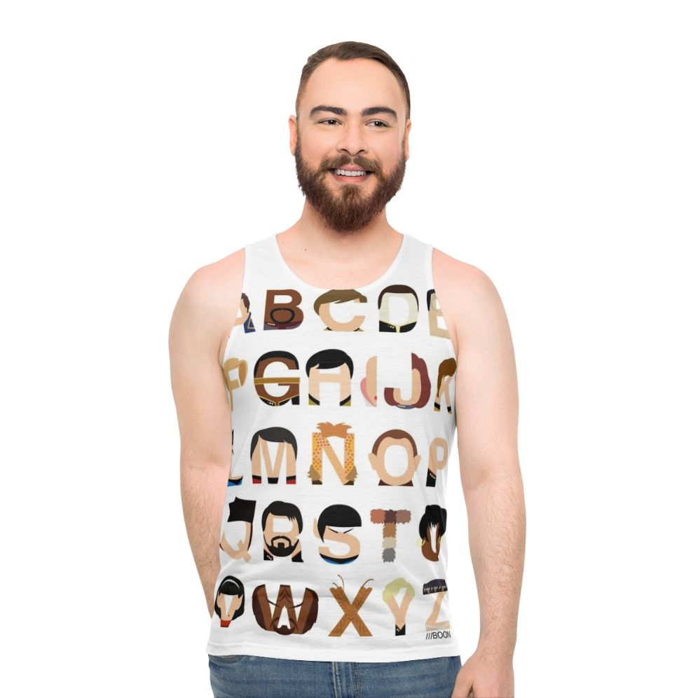 Star Trek Alphabet Unisex Tank Top - men