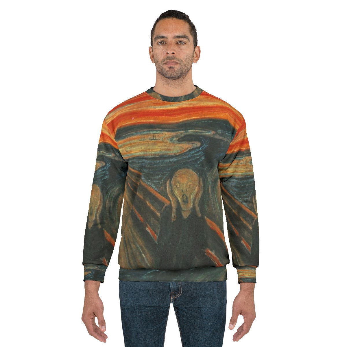 Edvard Munch 'The Scream' graphic design sweatshirt - men