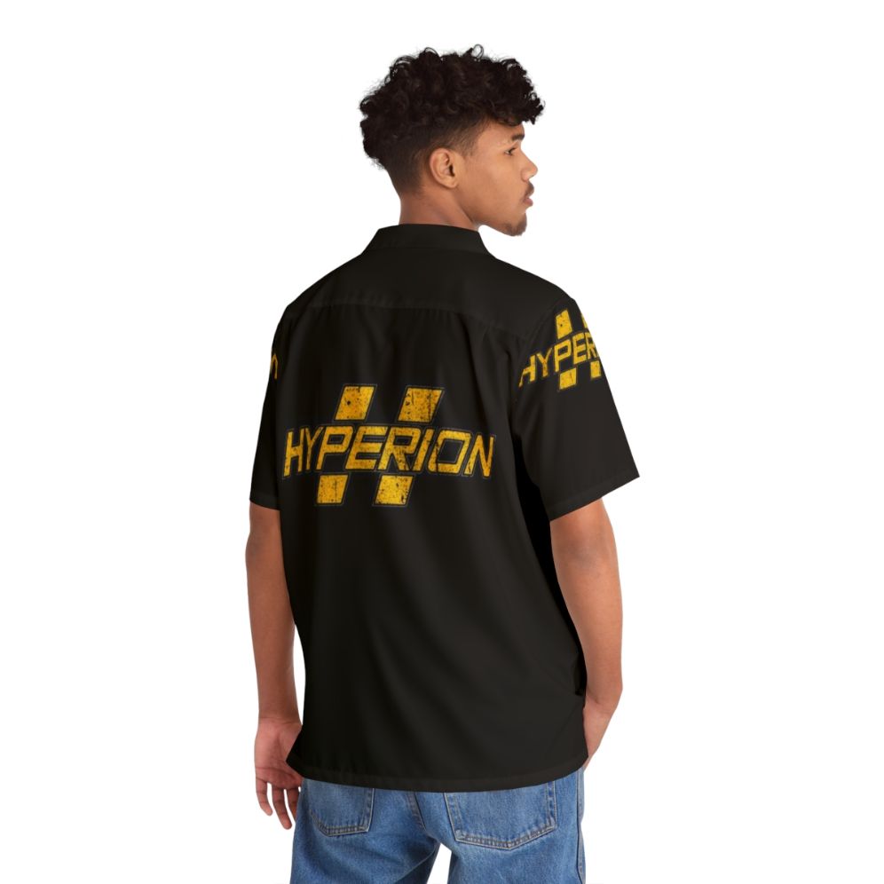 Hyperion Hawaiian Shirt - Video game inspired tropical print shirt - People Back